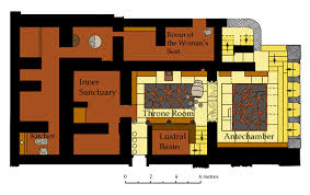Plan Of The Throne Room Suite After Evans Palace Of Minos Iv Figure 877 Minoan Crete Labyrinth