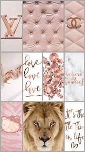 Iphone 6 Wall Made By Me Iphonebackgrounds Rose Gold Aesthetic Pink Wallpaper Iphone Bling Wallpaper