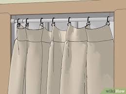 There are several styles of pleats, all of which are sewn into a panel's top edge to create a decorative header. Easy Ways To Hang Curtains Without Drilling 15 Steps