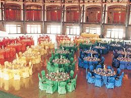 This Is So Fun A Rainbow Reception Bbjlinen Rainbow Wedding Theme Rainbow Wedding Rainbow Theme