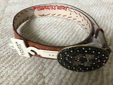 Womens Sonoma Brown Faux Leather Belt Size Medium M With Tag From Kohls