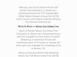 For everybody, everywhere, everydevice, and. Where Can I Streaming Knives Out Film Canada