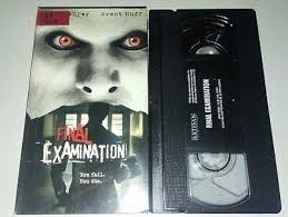 Amazon.com: Final Examination [VHS] : Kari Wuhrer, Brent Huff, Debbie  Rochon, Amy Lindsay, Belinda Gavin, Ted Monte, Jim Valdez, Richard Gabai,  Marc Vahanian, Stefany Baclaan, Kathy Cullis, Robert Donovan, Joshua  Gershon, Kalau