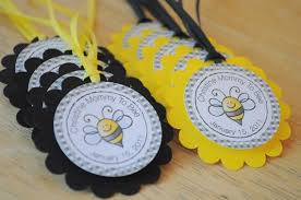 Bumble bee party decorations,bee birthday balloons,bee theme,baby shower decor,birthday decorations,party supplies,confetti balloons. Bee Baby Shower Favor Tags Baby Shower Party Favors Bumble Etsy In 2021 Bee Baby Shower Decoration Bumble Bee Baby Shower Bee Theme Party