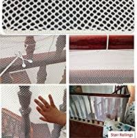 By now you already know that, whatever you are looking for, you're sure to find it on aliexpress. Kid Safe Bannister Guard Easy Instal Outdoor Safe Rail 3m L X 0 8m H Indoor Balcony And Stairway Safety Net Bannister Stair Net Child Safety Pet Safety Toy Safety Stairs Protector Amazon Ae