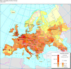 Russia has a big share of europe's indigenous people. Population Density 1992 European Environment Agency