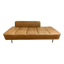 Browse thousands of designer pieces and make an offer today! Cb2 Lawndale Saddle Leather Day Bed Original Price 1 800 Design Plus Gallery