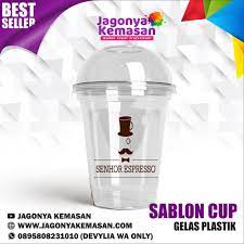 Sablon Cup Gelas Tulungagung Kemasan Desain Gelas Kemasan