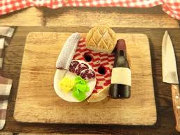 Bouton Cavertine Pique Nique Pique Nique Nourriture Saucisson
