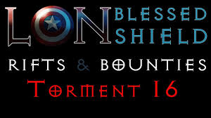 Lon Blessed Shield Torment 16 Speed Rifts Bounties Crusader Diablo 3 Ros Gaming With Baromir