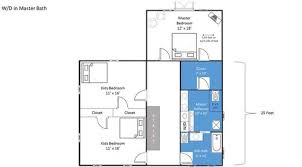 You don't need to be afraid of it. Upstairs Floor Plan Master Bath Laundry Closet