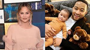 1 of 16 view all. Chrissy Teigen Reveals Why Her Son Wears A Helmet With Adorable Photo Celebrity Heat