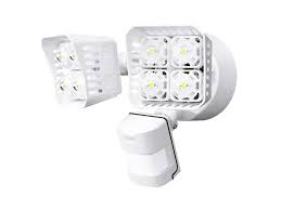 Steel + clear glass bulb base: Sansi Led Security Motion Sensor Outdoor Lights 36w 250w Incandescent Equivalent 3600lm 5000k Daylight Dusk To Dawn Waterproof Flood Light Etl Listed White Newegg Com