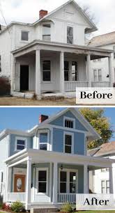Maybe you would like to learn more about one of these? Before After Saving A Tear Down Home Exterior Makeover House With Porch Remodel