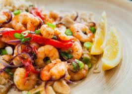 Riz Aux Crevettes Et Oignons Recette De Riz Aux Crevettes Et Oignons Marmiton