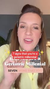 7 signs that you’re a geriatric millennial 👆 #millennials #millennial  #UKmillennial #generations #aging #genzs