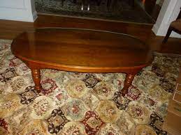 It's often found in traditional, craftsman, and mission style furniture and is the wood of choice for the amish, as well as famed furniture designers gustav stickley and frank lloyd wright. L J G Stickley Cherry Valley Oval Coffee Table With Optional Glass Top Oval Coffee Tables Coffee Table Stickley