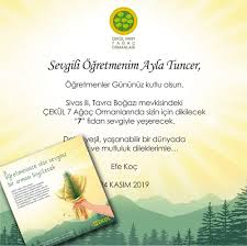 .için kendiniz ya da sevdikleriniz adına 7 ve katları şeklinde fidan bağışı yapabilirsiniz. Herkese 7 Agac Cekul Vakfi Cekul Dukkan