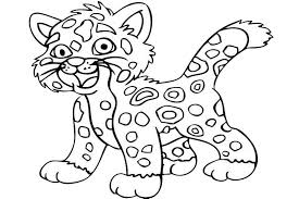 Tell your child to trace the letter j before he begins coloring. Jaguar Pictures To Color Coloring Home