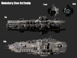 Spaceship Hindenburg Battleship 3d Model Battleship Spaceship Art Concept Ships