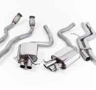 Audi RS5 B8 Coupe - Non-Resonated (Louder) Cat-Back Exhaust System (U.S  Spec) - Uses OE Trims