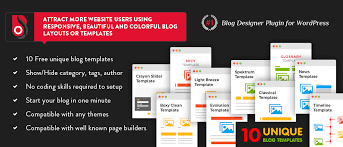 It works great with all page builders and it's perfect for blogs,. Blog Designer Wordpress Blog Design Plugin Free Wordpress Plugin