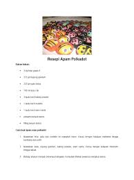 Apam polkadot mudah dan lembut. Apam Polkadot Dengan Filling