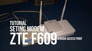 The zte zxhn f609 router is considered a wireless router because it offers wifi connectivity. Mengubah Modem Zte F609 Bekas Indihome Jadi Access Point Ap Youtube