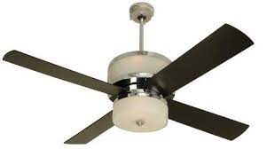 Then finish with a light kit or light fitter and glass. Craftmade Mo56ch Midoro 56 Inch Ceiling Fan Chrome Motor With Black Blades And Integrated Light Kit Amazon H Modern Ceiling Fan Ceiling Fan Chrome Ceiling Fan