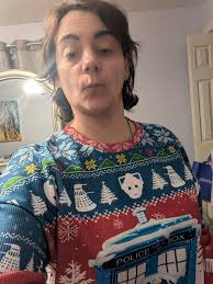 My doctor who sweater. 屬華肉 蛋華中 喜所 አለ Xfinity