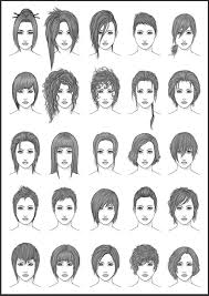 Female Short Hairstyles Drawing Skushi