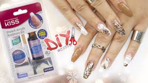 Maybe you would like to comment listed. Diy Kiss Acrylic Nail Kit Coffin Nails Step By Step Youtube