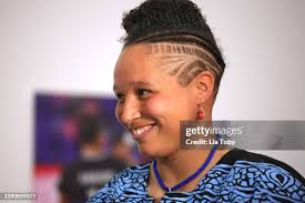 Jude Hamer takes part in the panel discussion during the exhibtion... News  Photo