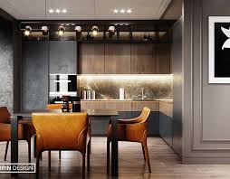 Prosvirin Design On Behance In 2020 Elegant Kitchen Design Modern Classic Interior Modern Home Interior Design