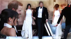 Meghan markle, 36, married prince harry, 33, in a fairytale wedding this weekend. Royal Wedding 2018 From Regal To Ravishing Meghan Markle Stuns In A Lily White Gown For Her Reception Lifestyle News The Indian Express