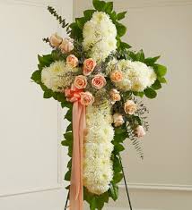 Maybe you would like to learn more about one of these? Peace And Prayers Standing Cross Peach In Schenectady Ny Village Floral And Gifts