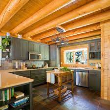 This is the 2017 version of the kitchen. Small Log Cabin Kitchens Houzz