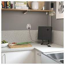 Worktop butler sink kitchens pinterest ikea kitchen via. Saljan Light Grey Mineral Effect Laminate Worktop 246x3 8 Cm Ikea