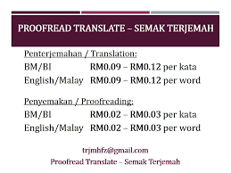 We have the contacts of nativespeaking translators who can make your text appealing and. Proofread Translate Semak Terjemah Home Facebook