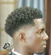 Low Fade Faded Haircut Black