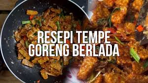 Tempe merupakan makanan yang diperoleh daripada kacang soya. Resepi Tempe Goreng Berlada Sambal Tempe Mudah