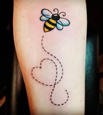 Original resolution is 417x428 px. 75 Cute Bee Tattoo Ideas Cuded