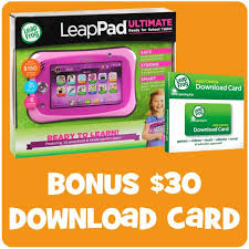 Leapfrog 602053 leap pad ultimate toy, pink 59.90. Leappad Ultimate Get Ready For School Bundle Pink Bonus 30 Download Card Mr Toys Toyworld