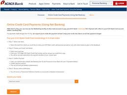 Visit the 'pay' page available on the icici bank's official web portal. How To Pay Icici Credit Card Bill Using Any Bank Internet Banking Reveal That