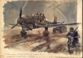 The m3a1 was a jeep used in ww2 by merica to rekt the germans! World War Ii Sketches By Hans Liska