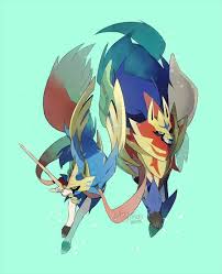 zacian and zamazenta ポケモンファンアート ポケモンミュウツー ザシアン