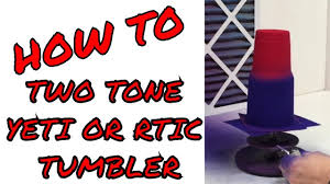 It keeps your beer at the same temperature for yeti vs tervis we test and review the yeti rambler cup and the tervis tumbler. Diy Two Tone Custom Yeti Or Rtic Tumbler Amazing Youtube