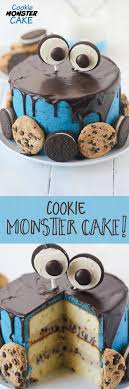 Cookie Monster Cake Confessions Of A Cookbook Queen Rezept Monster Kuchen Krumelmonster Kuchen Kuchen