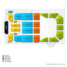 Horseshoe Casino Robinsonville 2019 Seating Chart