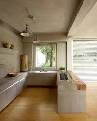Simple Again Concrete Kitchen Kitchen Interior Minimalist Kitchen